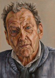 'Lucian Freud', 70x50 cm, olie op linnen, particulier bezit schilderij freud