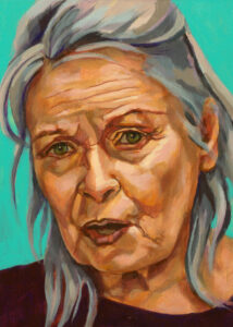 Vivienne Westwood, portret drieluik midden